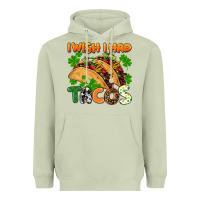 Matcha I wish i had tacos St. Patrick's day Heavyweight Hoodie - FaDigitalArtStudio