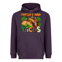 Plum I wish i had tacos St. Patrick's day Heavyweight Hoodie - FaDigitalArtStudio