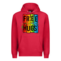 Cardinal free hugs Premium Hoodie - OliviaCreatesArt
