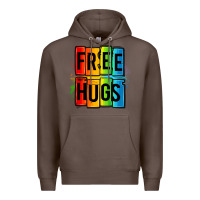 Coffee free hugs Premium Hoodie - OliviaCreatesArt