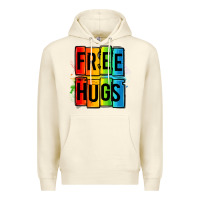 Sandshell free hugs Premium Hoodie - OliviaCreatesArt