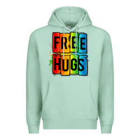 Seafoam free hugs Premium Hoodie - OliviaCreatesArt