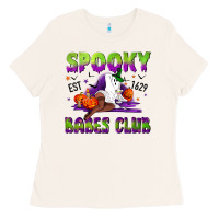 Bone Spooky babes club Ladies Tee - NancyCooperArtShop