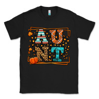 Black Autumn Leopard Aunt Classic Tee - LillyAllenDesigns