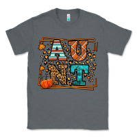 Charcoal Heather Autumn Leopard Aunt Classic Tee - LillyAllenDesigns