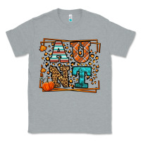 Heather Grey Autumn Leopard Aunt Classic Tee - LillyAllenDesigns