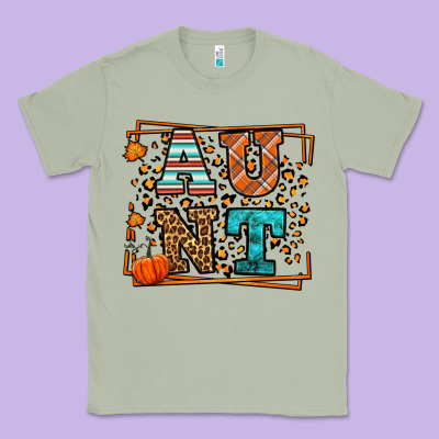Autumn Leopard Aunt Classic Tee Designed By Lillyallendesigns