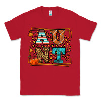 Red Autumn Leopard Aunt Classic Tee - LillyAllenDesigns