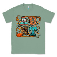 Sage Autumn Leopard Aunt Classic Tee - LillyAllenDesigns