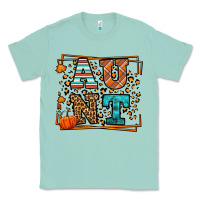 Seafoam Autumn Leopard Aunt Classic Tee - LillyAllenDesigns