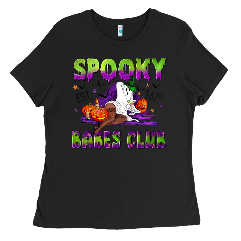Spooky Babes Club Ladies Tee by NancyCooperArtShop | Teevron