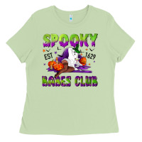 Matcha Spooky babes club Ladies Tee - NancyCooperArtShop