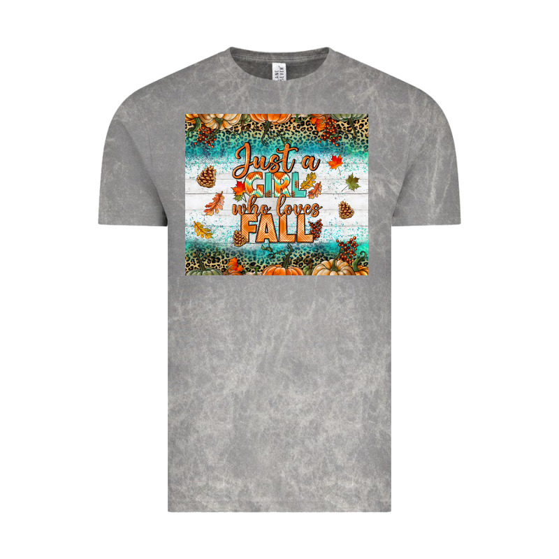 Just A Girl Who Loves Fall Tumbler Vintage Tee by BundleAndBundleShop | Teevron