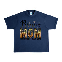 Navy brave mom from son up to son down Urban Heavy Tee - LillyAllenDesigns