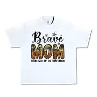 White brave mom from son up to son down Urban Heavy Tee - LillyAllenDesigns
