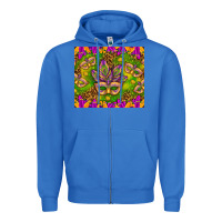 True Royal Mardi Gras masks and coins tumbler Zipper Hoodie - HowdyJamesFarm
