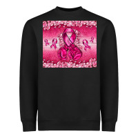Black Breast Cancer with boxing gloves Heavyweight Sweatshirt - NancyCooperArtShop