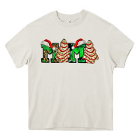 Cream mama with christmas tree cake ado Heavy Core Tee - AdoDesignShop