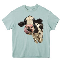 Arona Cute Holstein Heifer Heavy Core Tee - LillyAllenDesigns