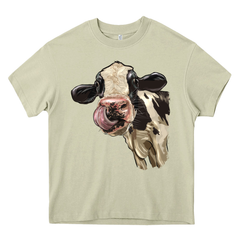 Cute Holstein Heifer Heavy Core Tee by LillyAllenDesigns | Teevron