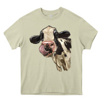 Mossy Cute Holstein Heifer Heavy Core Tee - LillyAllenDesigns
