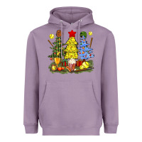 Lavender christmas with softball trees bbs Heavyweight Hoodie - BundleAndBundleShop