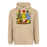 Mushroom christmas with softball trees bbs Heavyweight Hoodie - BundleAndBundleShop