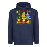 Navy christmas with softball trees bbs Heavyweight Hoodie - BundleAndBundleShop