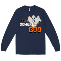 Navy I'm Someone's Boo Halloween Long Sleeve Tee - Bettercallsaul