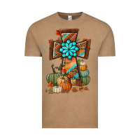Vintage Coffee fall cross Vintage Tee - BundleAndBundleShop