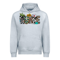 Heather Grey nurse leopard and cowhide Urban Hoodie - CowhideDigitalArt