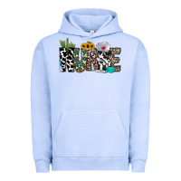 Pigment Grape Ice nurse leopard and cowhide Urban Hoodie - CowhideDigitalArt