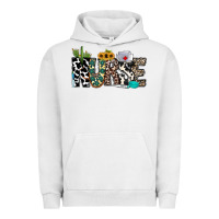 Pigment Lunar Rock nurse leopard and cowhide Urban Hoodie - CowhideDigitalArt