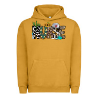 Pigment Peanut Butter nurse leopard and cowhide Urban Hoodie - CowhideDigitalArt