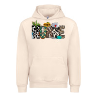Sandshell nurse leopard and cowhide Urban Hoodie - CowhideDigitalArt