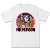 White neon moon Premium Tee - MaliasSmallBusiness