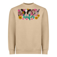 Mushroom Moody Heifer Mother's Day Heavyweight Sweatshirt - texasbilliewilder