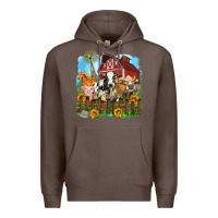 Coffee farm life olivia Premium Hoodie - OliviaCreatesArt