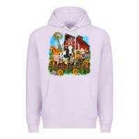 Lilac farm life olivia Premium Hoodie - OliviaCreatesArt