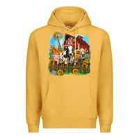 Mustard farm life olivia Premium Hoodie - OliviaCreatesArt