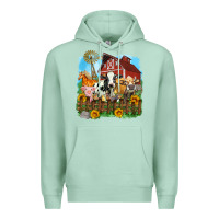 Seafoam farm life olivia Premium Hoodie - OliviaCreatesArt