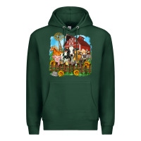 Sports Green farm life olivia Premium Hoodie - OliviaCreatesArt