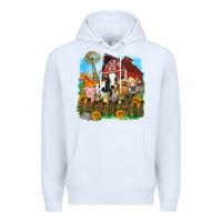 White farm life olivia Premium Hoodie - OliviaCreatesArt