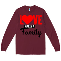 Burgundy family love Long Sleeve Tee - Bettercallsaul
