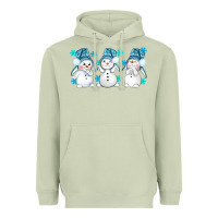 Matcha snowman winter bbs Heavyweight Hoodie - BundleAndBundleShop