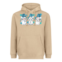 Mushroom snowman winter bbs Heavyweight Hoodie - BundleAndBundleShop