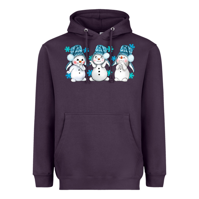 Snowman Winter Bbs Heavyweight Hoodie by BundleAndBundleShop | Teevron