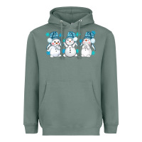 Sage snowman winter bbs Heavyweight Hoodie - BundleAndBundleShop