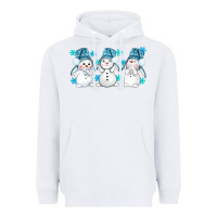 White snowman winter bbs Heavyweight Hoodie - BundleAndBundleShop