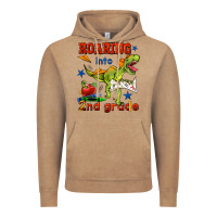 Vintage Coffee roaring into 2nd grade Vintage Hoodie - BundleAndBundleShop